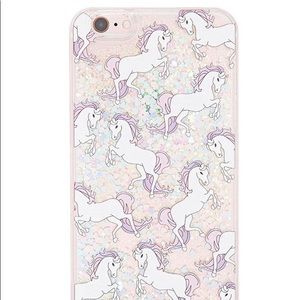 Forever 21 Glitter Unicorn Phone Case